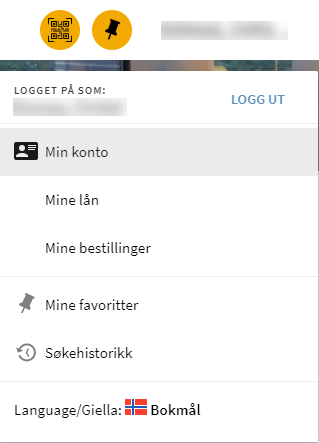 Min konto i Oria