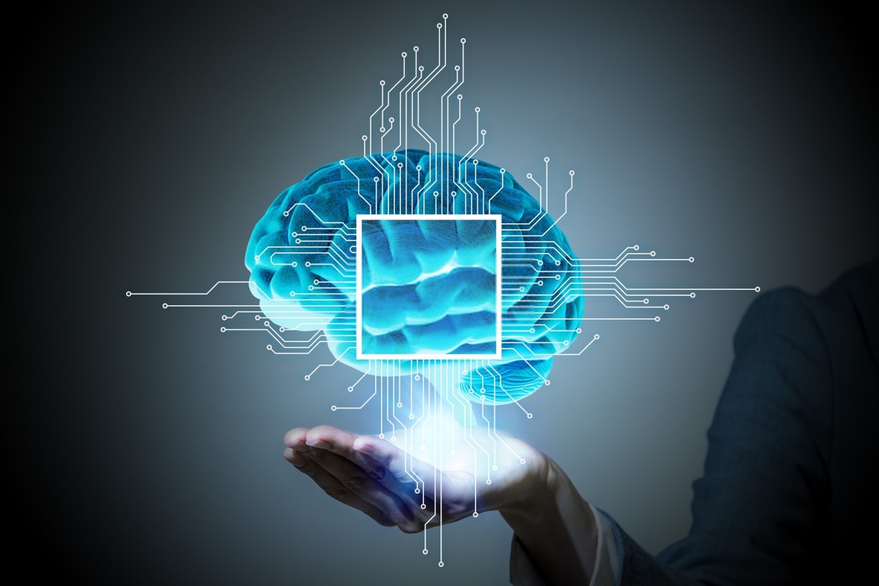 Kunstig intelligens illustrasjonsbilde