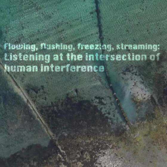 Illustrasjonsbilde for Arctic Auditories – Experimental Audio Zine Workshop. Flowing, flushing, freezing, streaming:  Listening at the intersection of human interference. 