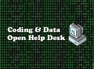 Illustrasjonsbilde for 📣 Help Desk for Coding Support, Research Data Management and High-Performance Computing 📣