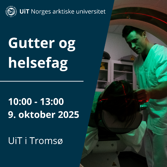 Illustrasjonsbilde for Gutter og helsefag 2025 - Tromsø