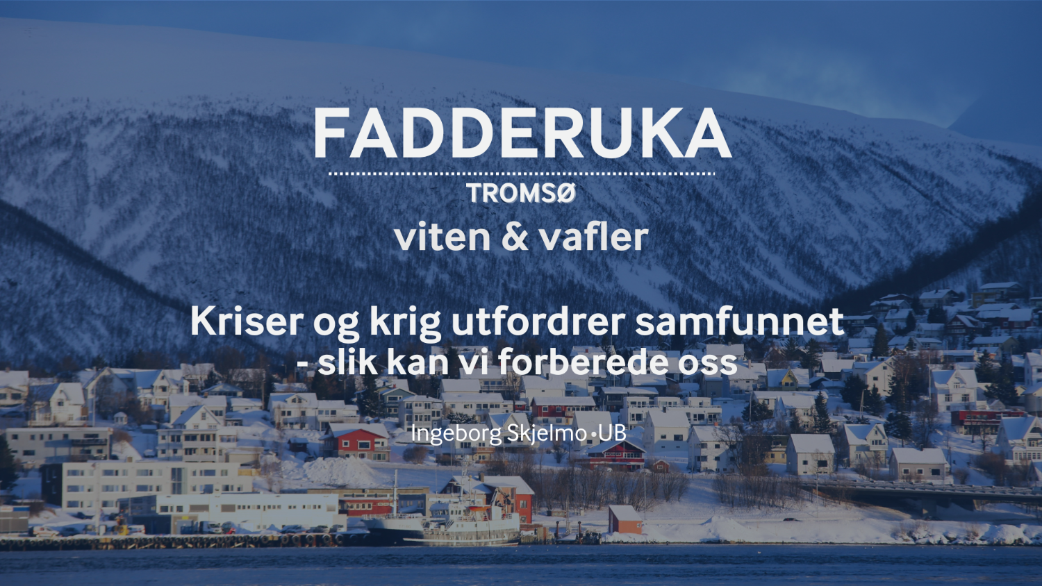 Illustrasjons-/bannerbilde for Viten & vafler: Kriser og kris utfordrer samfunnet - slik kan vi forbedre oss