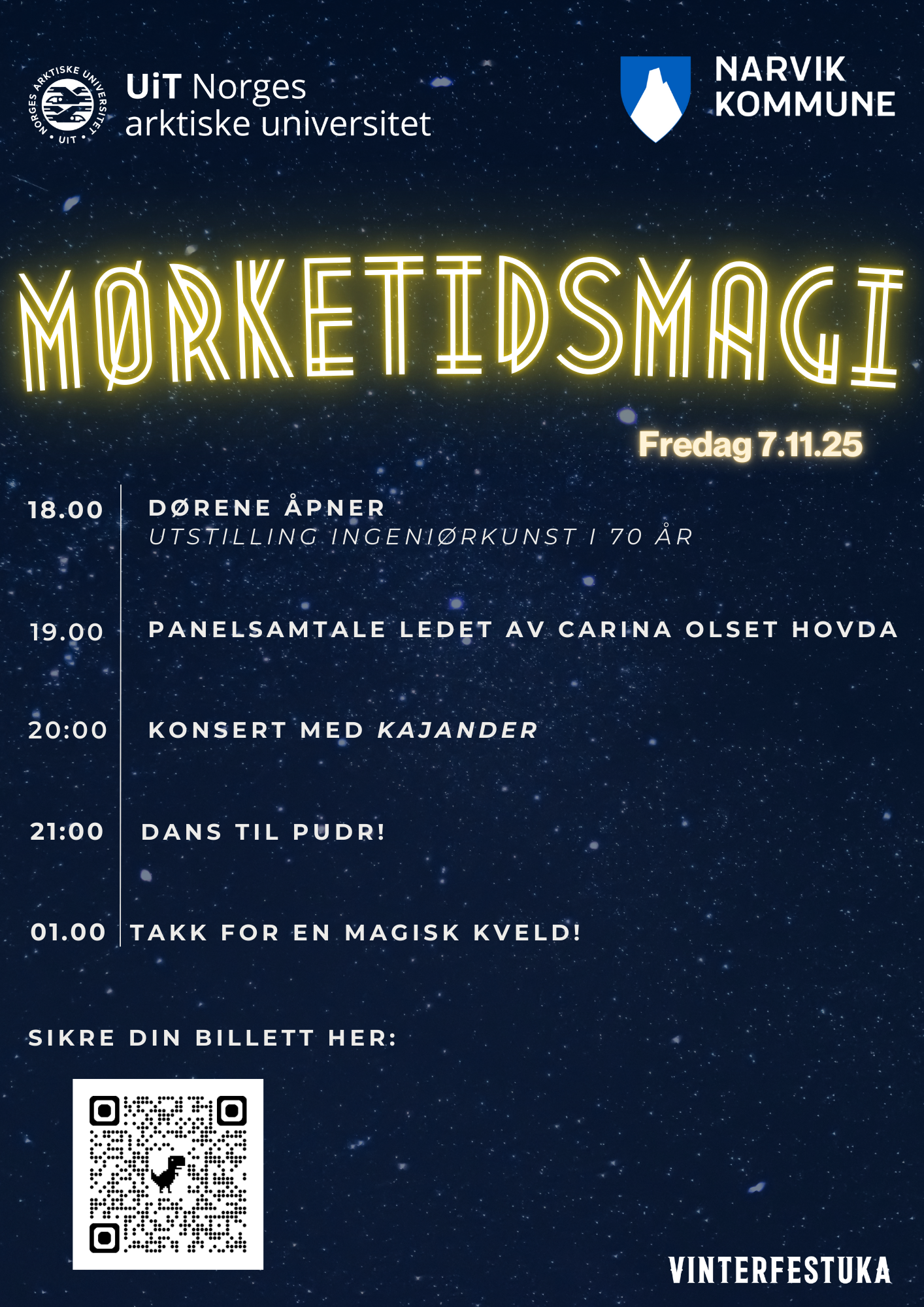 Illustrasjons-/bannerbilde for Mørketidsmagi - Drivkraft i nord