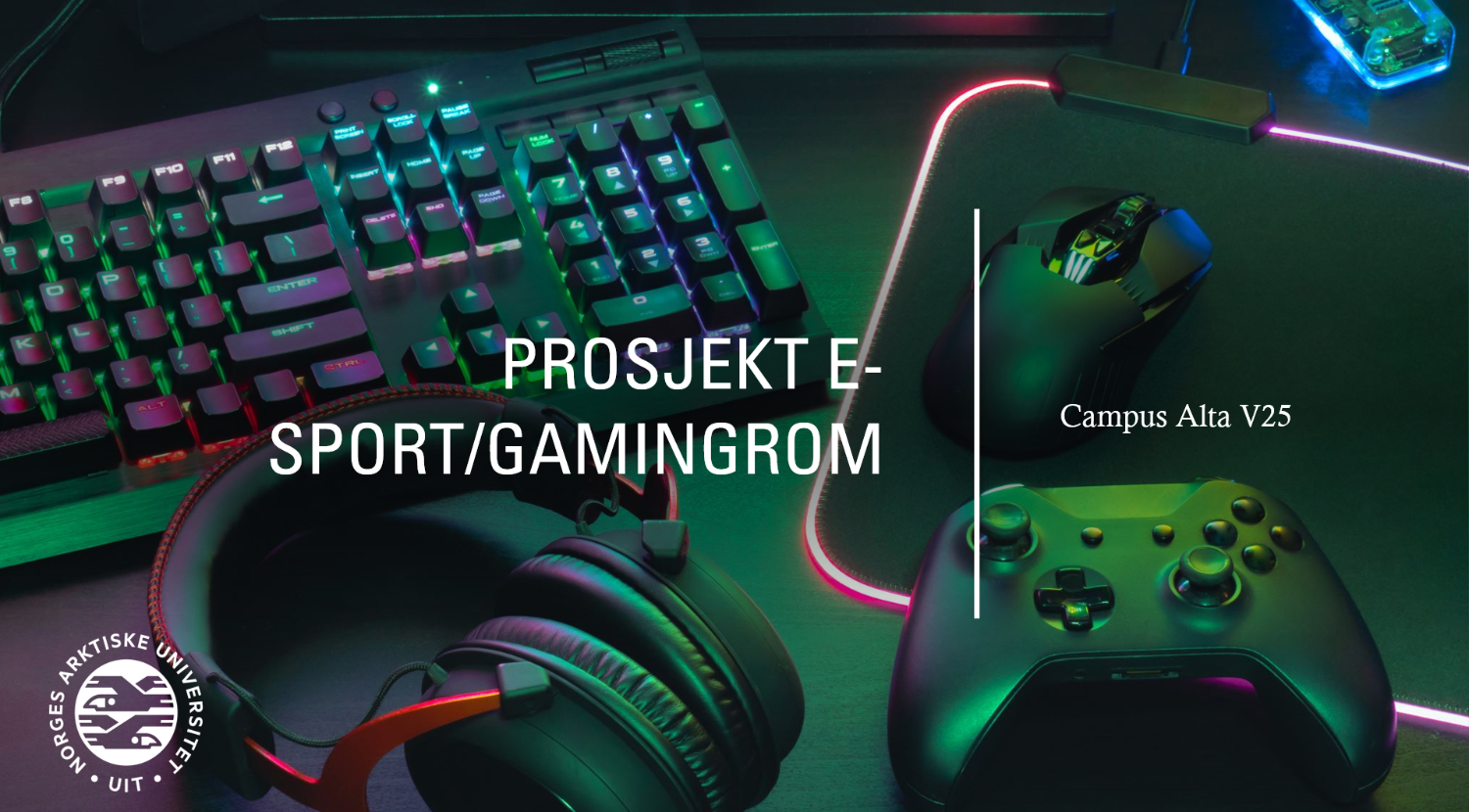 Illustrasjons-/bannerbilde for Offisiell åpning av Prosjekt E-sport/gamingrom