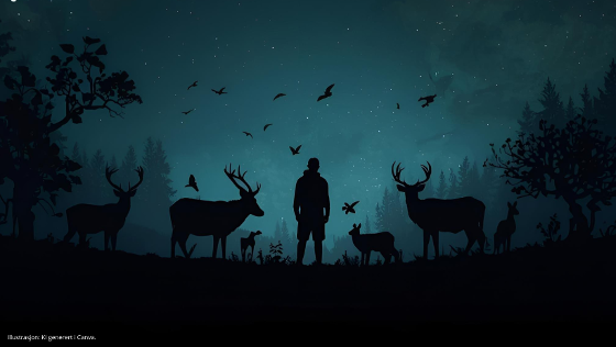 Illustrasjonsbilde for VIN&VITEN | Life in the Dark Season: How does nature cope, and what can we learn from it?