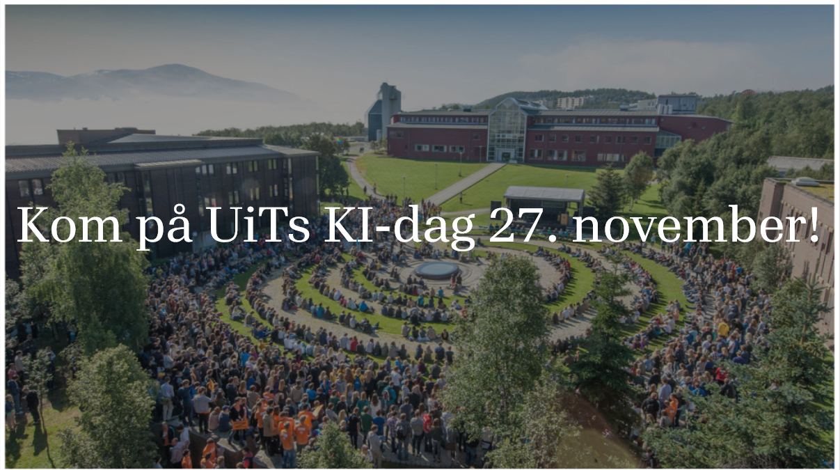 Illustrasjons-/bannerbilde for UiT's KI-dag – kom med dine innspel!