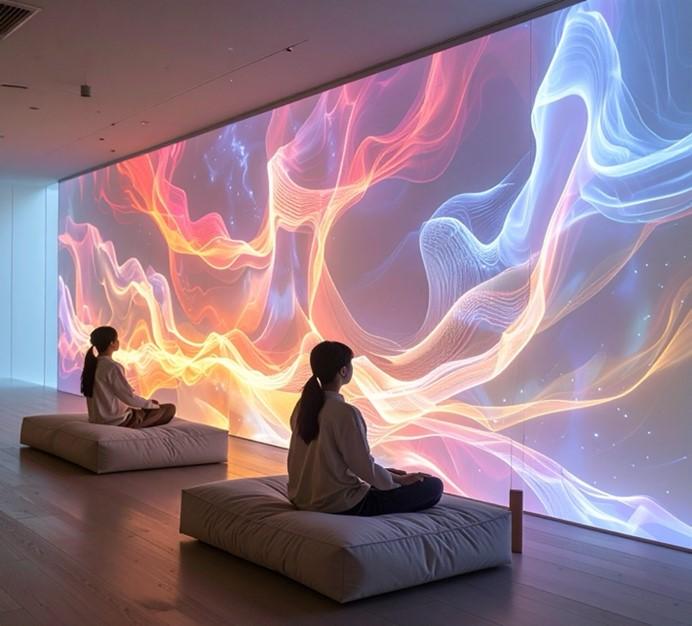 Illustrasjons-/bannerbilde for Innovation Days: Immersive technologies bridging art therapy and mental health / Innovasjonsdager: Immersive teknologier som bygger bro mellom kunstterapi og mental helse (fysisk og digital workshop)