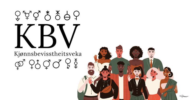Illustrasjons-/bannerbilde for Kj&oslash;nnsbevissthetsveka/Gender Awareness Week