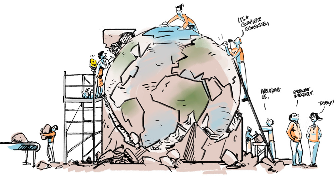 Illustrasjons-/bannerbilde for UiT`s 1. B&aelig;rekraftsdag