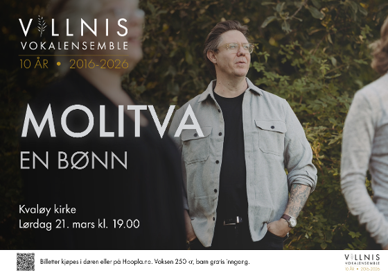 Illustrasjonsbilde for Konsert med Villnis vokalensemble: Molitva - en bønn