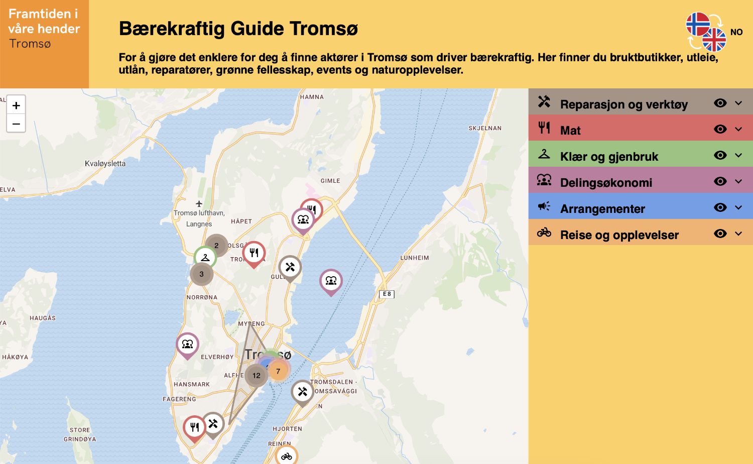 Illustrasjons-/bannerbilde for Workshop om B&aelig;rekraftig guide