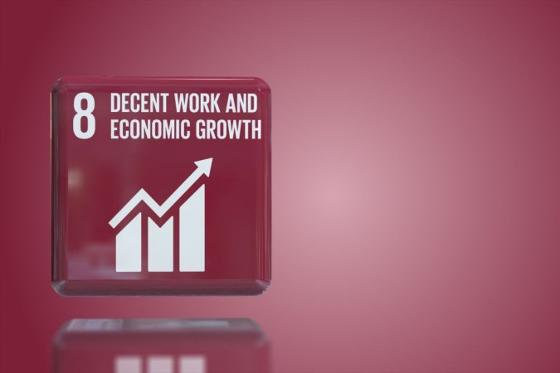 Illustrasjonsbilde for E-konferanseserie om FNs bærekraftsmål – Mål 8: Anstendig arbeid og økonomisk vekst / E-Conferences Series on the Sustainable Development Goals - Goal 8: Decent Work and Economic Growth