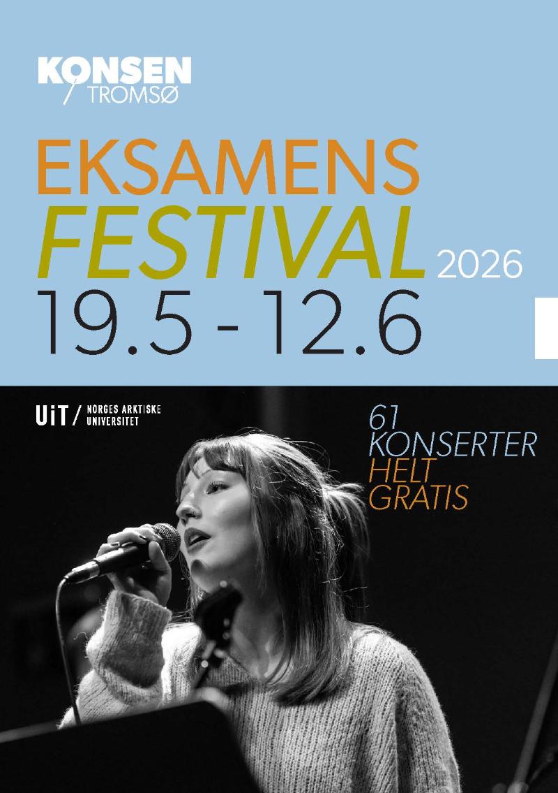 Plakat for Konsen eksamensfestival