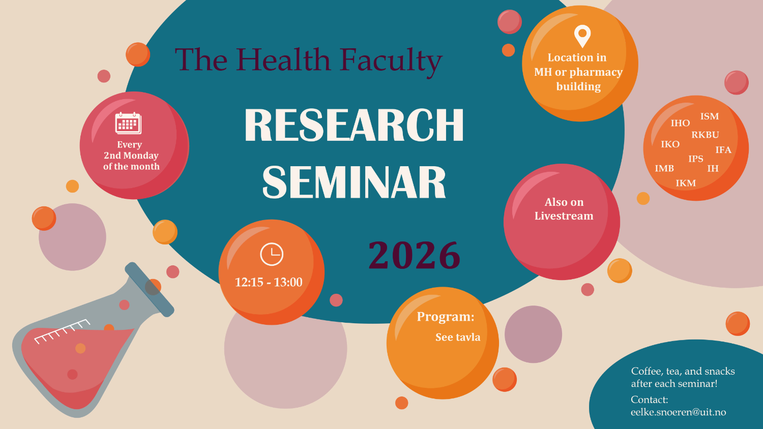Illustrasjons-/bannerbilde for Helsefak Research Seminar - Tor Stuge