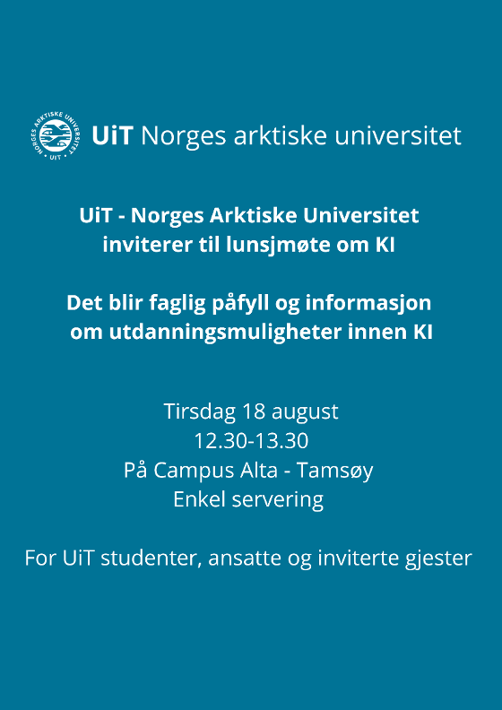 Illustrasjonsbilde for Lunsjmøte om kunstig intelligens (KI)