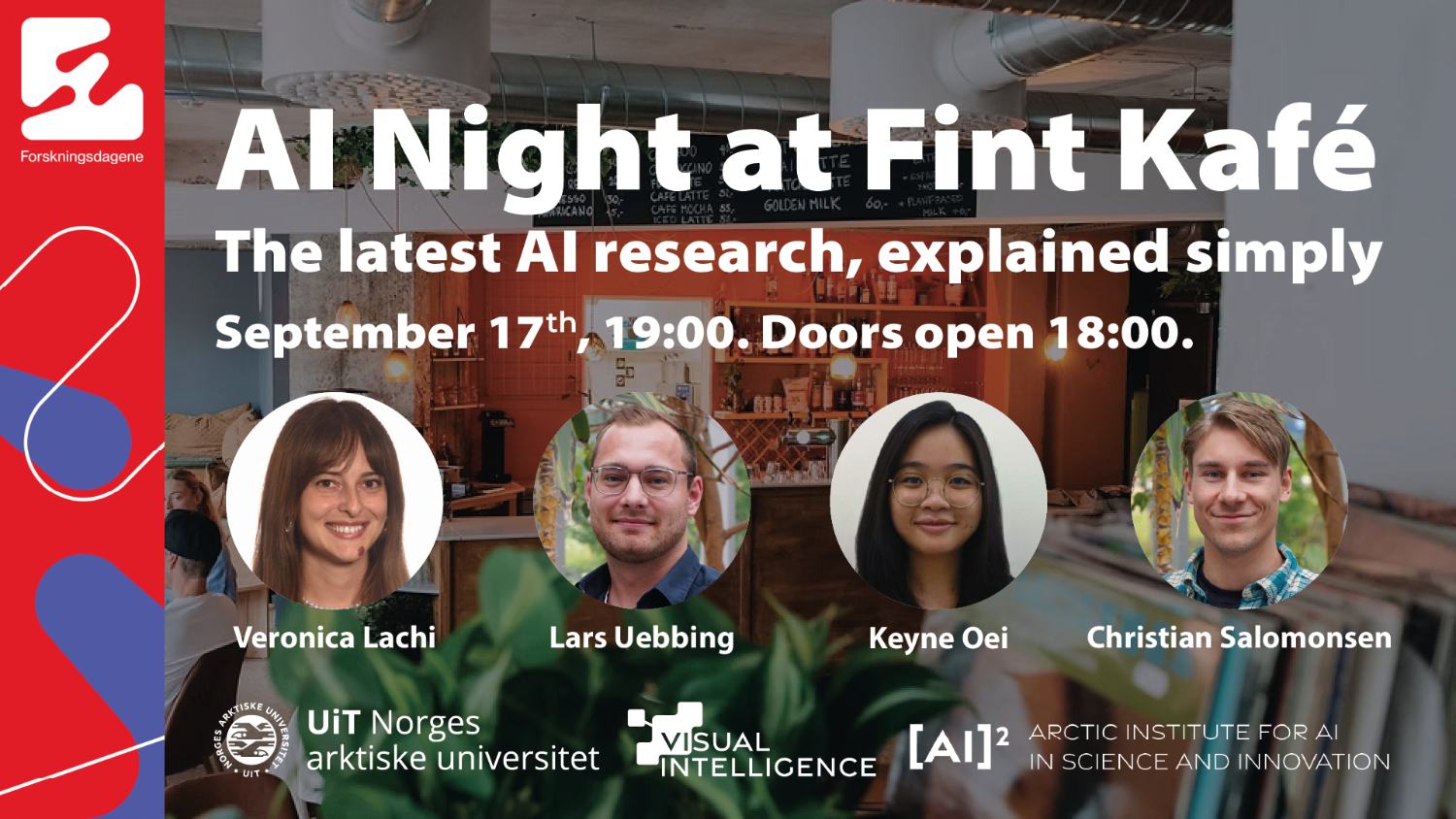 Illustrasjons-/bannerbilde for AI Night at Fint Kafe & Bar
