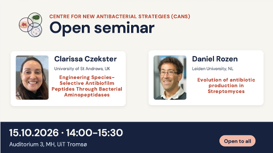 Illustrasjonsbilde for CANS seminar: Antibiofilm peptides and antibiotic production in Streptomyces