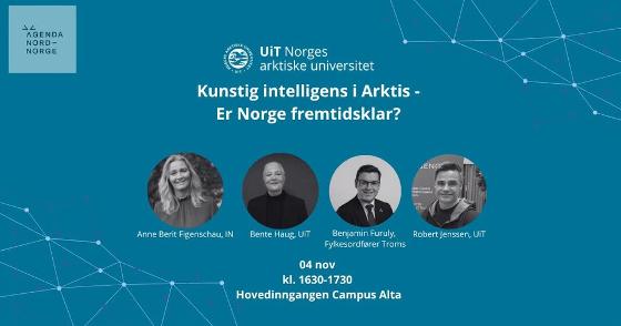 Illustrasjonsbilde for Agenda Nord-Norge sideevent: Kunstig intelligens i Arktis - Er Norge fremtidsklar?