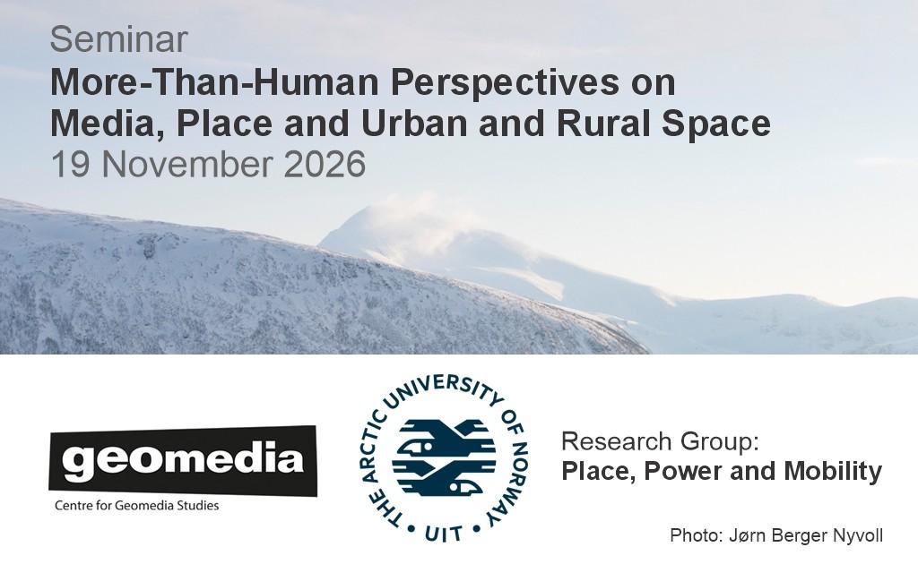 Illustrasjons-/bannerbilde for More-Than-Human Perspectives on Media, Place and Urban and Rural Space