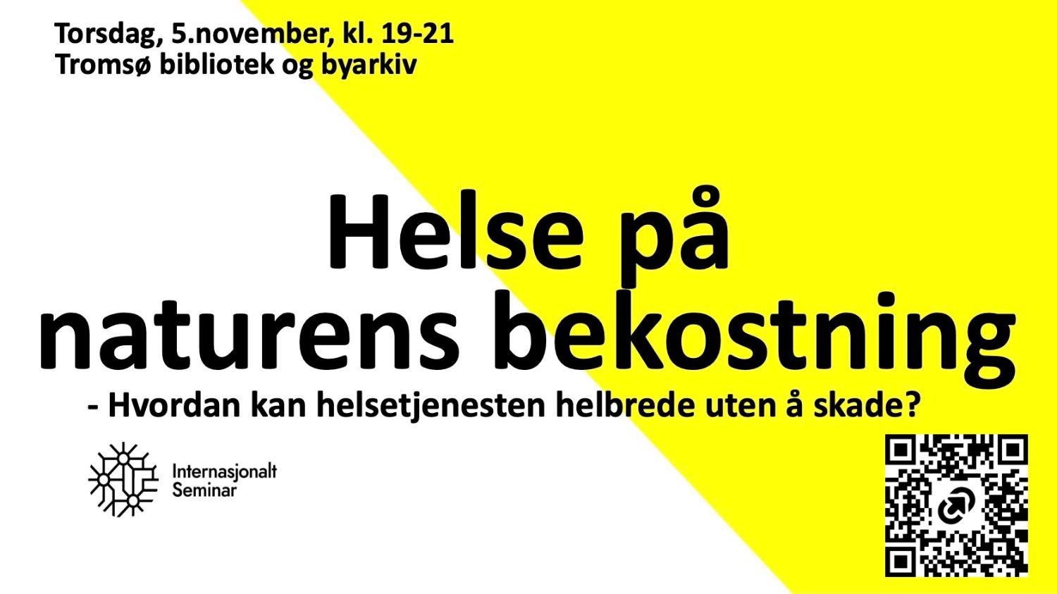 Illustrasjons-/bannerbilde for Paneldebatt om miljøavtrykket til helsektoren